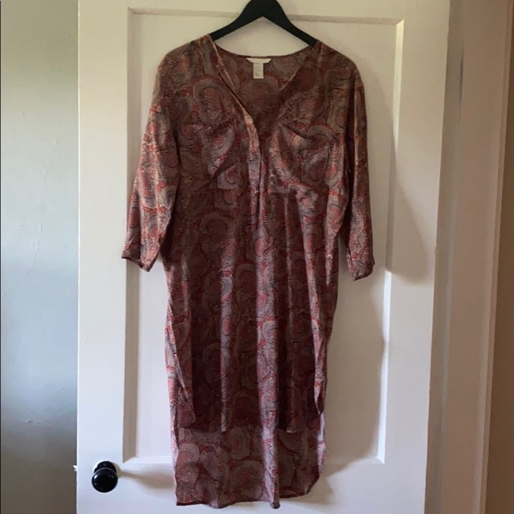 Paisley tunic dress